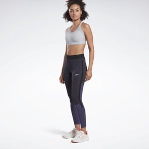 Reebok United by Fitness MyoKnit Tights Damen - Navy/Schwarz - DE 051-YMR